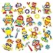 Baker Ross Robot Foam Stickers for Children to Decorate & Embellish Futuristic Collage Cards and Crafts (Pack of 120)