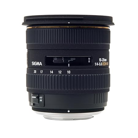 Sigma 10-20 mm F4,0-5,6 EX DC HSM-Objektiv (77 mm Filtergewinde) für Four Thirds Objektivbajonett
