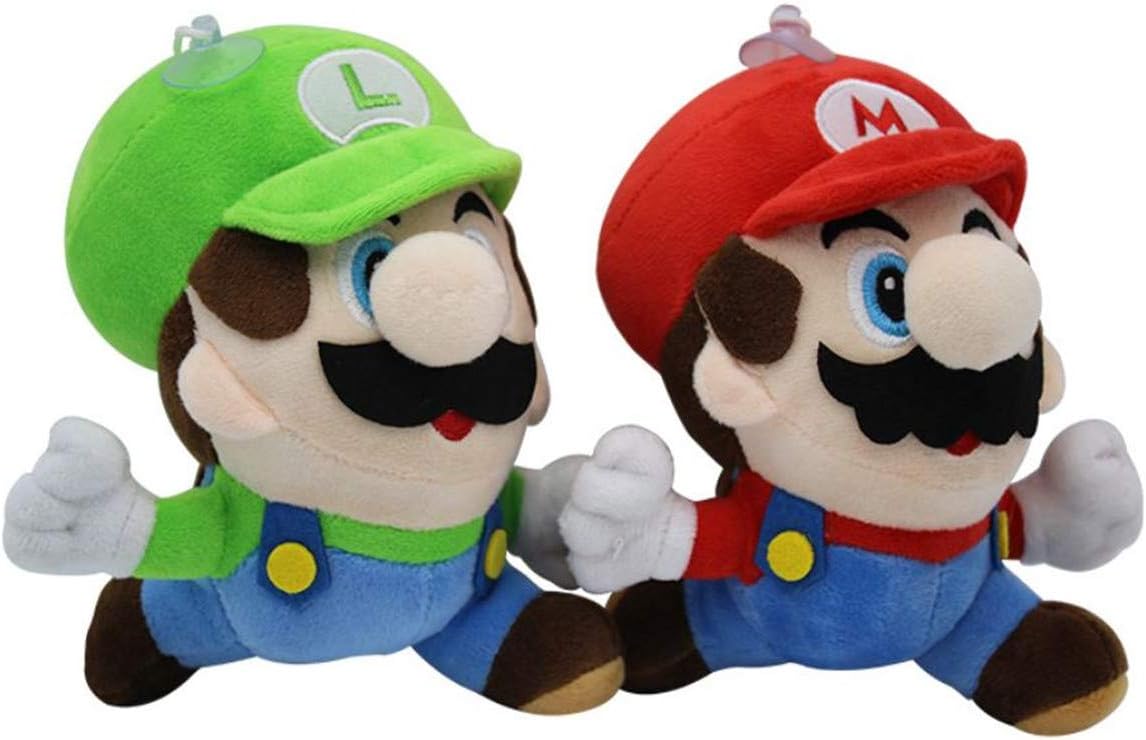 Juyo Super Mario Bros. Running Mario Plush,Mario Soft Stuffed Plush Toy.