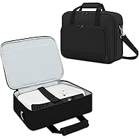 Projector Carrying Case, Projector Bag with Accessories Storage Pockets & Adjustable Shoulder Straps, Portable Carrying Bag C