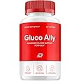 Gluco Ally Capsules - GlucoAlly Advanced Supplement, All Natural Formula to Maintain Healthy Levels, Maximum Strength Daily Formula, Gluco Alli Capsules Reviews (1 Pack - 60 Capsules)