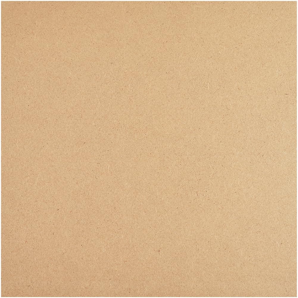 CRASPIRE MDF Wood Boards for Crafts 3mm Thick Square Wooden MDF Board Sheet Medium Density Fiberboard Chipboard Panels for Clay Drying Photo Frame Painting Accessories(250x250mm)