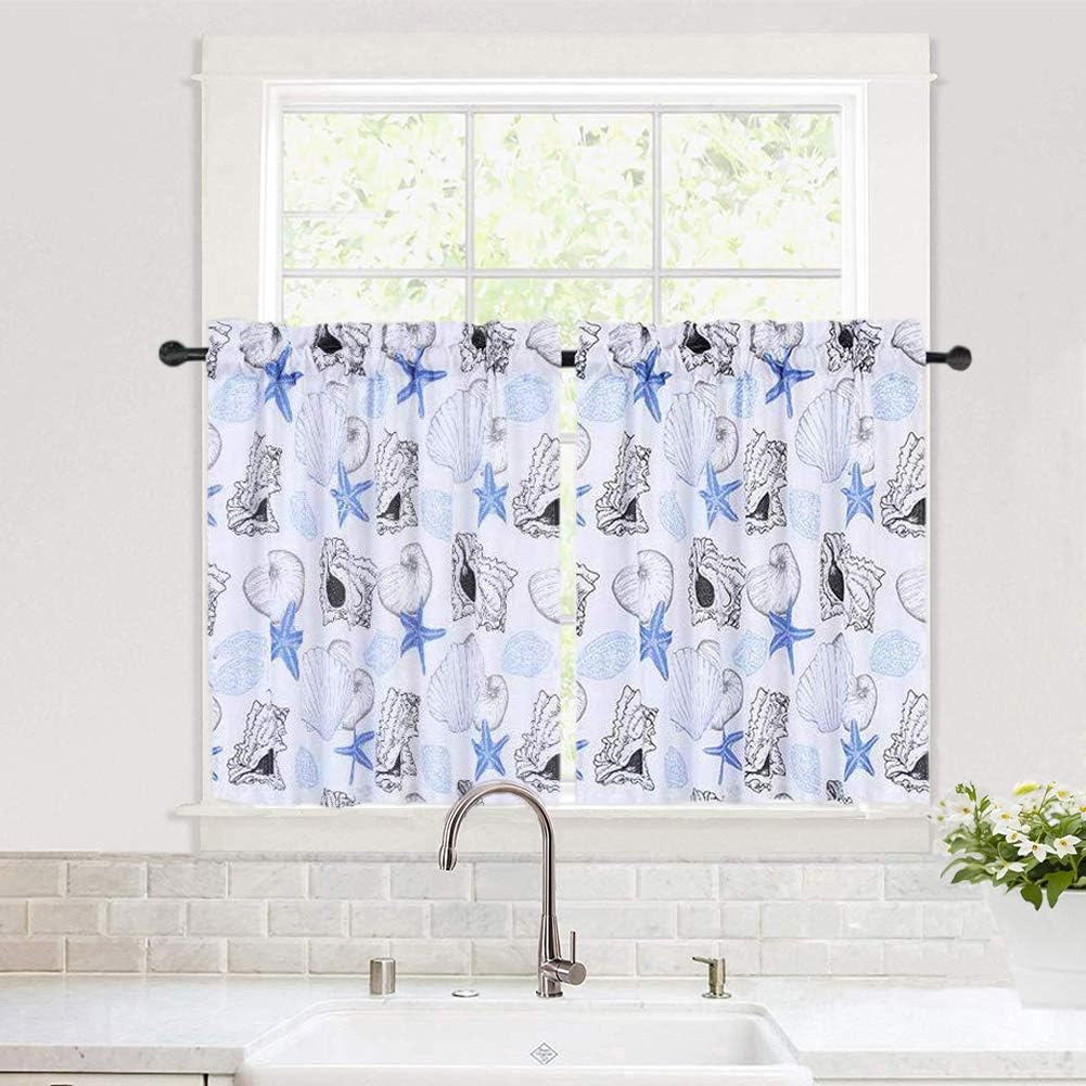 Best Fish Tier Kitchen Curtains 24 X