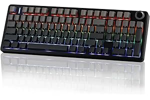 EPOMAKER X Aula F99 PRO Wireless Gaming Keyboard, Hot Swappable Custom Keyboard, 2.4GHz/Type-C/BT5.0 Mechanical Keyboard with