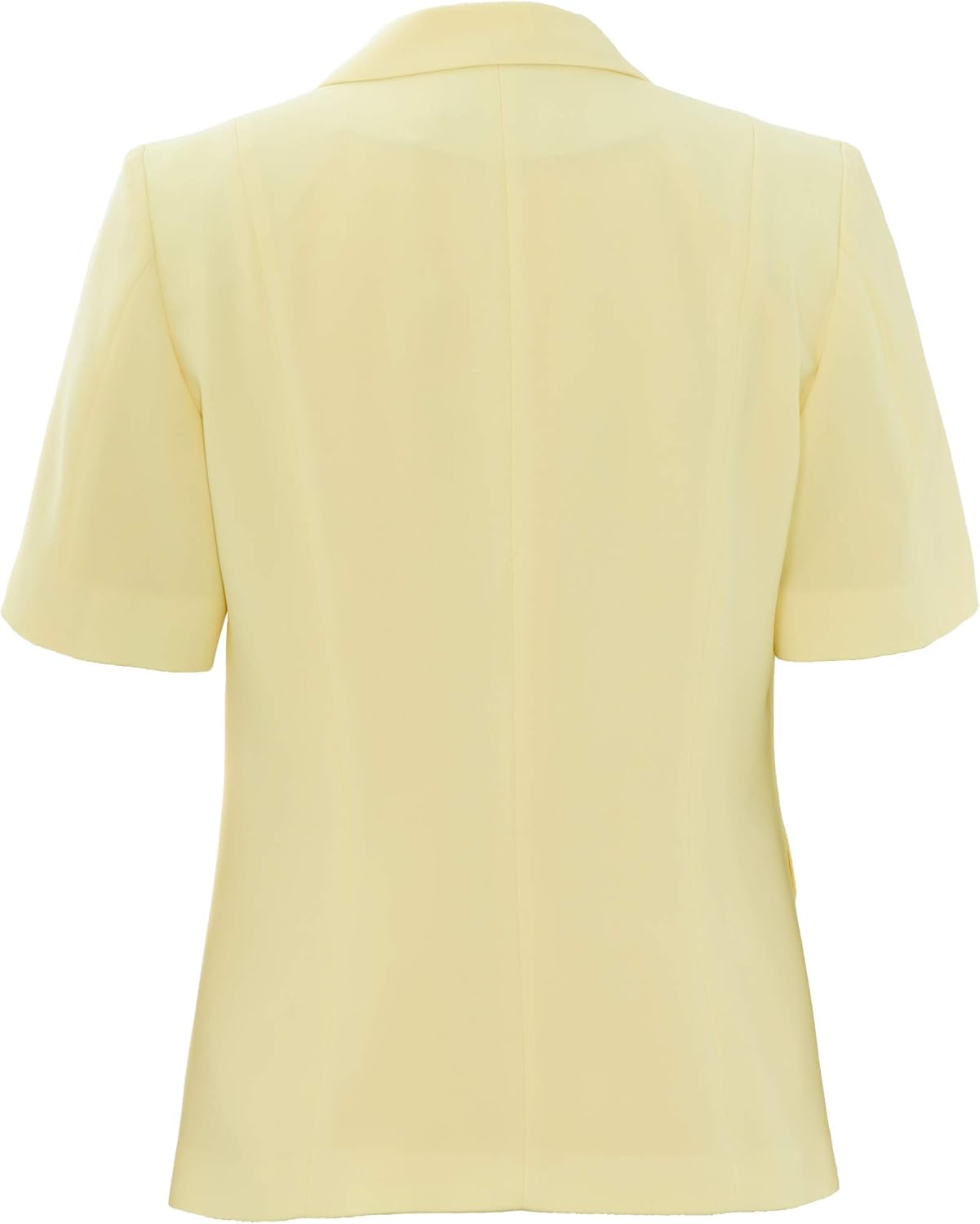 yellow short sleeve jacket