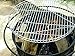Catalina Creations 29.5” Crossfire Fire Pit | Removable Cooking Grill | Fire Pit Outdoors | Campfire Grill