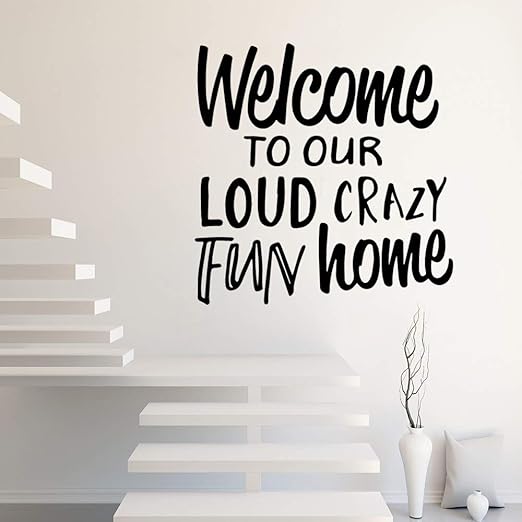 Ajcwhml Bienvenida Moderna A Nuestras Pegatinas De Vinilo De Pared