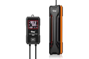 hygger Aquarium Heater 300W/500W/800W/1000W, Submersible Fish Tank Heater with Digital LED Controller and Intelligent Leaving Water Automatically Stop Heating System, for Freshwater and Saltwater