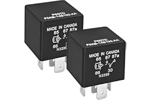 CASALYTICS P6SDT FOAB-14B192-AA Automotive Relay (Pack of 2) – 40A 12VDC 5-Pin OEM Replacement F0AB-14B192-AA RY116 for Ford Electrical Systems