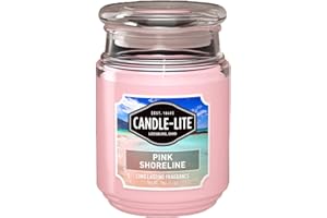 Candle-Lite Everyday Aromatherapy Candle Pink Shoreline Scented, 18 oz