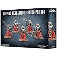 Games Workshop 99120116009 Warhammer 40,000" Adeptus Mechanicus Electro-Priests Action Figure, Black