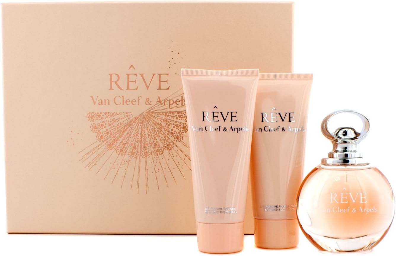 Van Cleef & Arpels Reve Coffret Eau De Parfum Spray 100ml + Body Lotion 100ml + Shower Gel