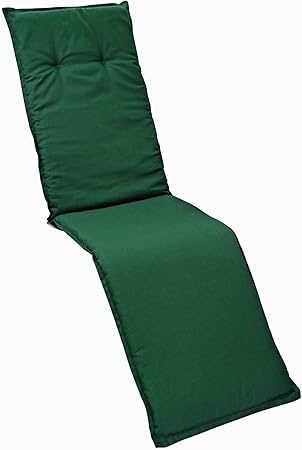Amazon De Hvi Auflagen Fur Relax Relaxauflagen Gartenstuhl Polster Kissen Uni Grun Genf Au32