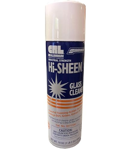 Amazon.com: CRL SOMACA Hi-SHEEN Glass Cleaner - 19 oz Can by CR