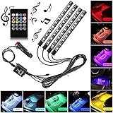 Sanhezhong Car LED Strip Light, 4pcs 36 LED DC 12V