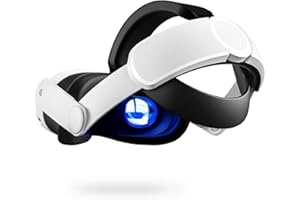 COOWPS Comfort Head Strap for Meta Quest 3S/Quest 3, Ergonomic Design Reduce Face Pressure, White