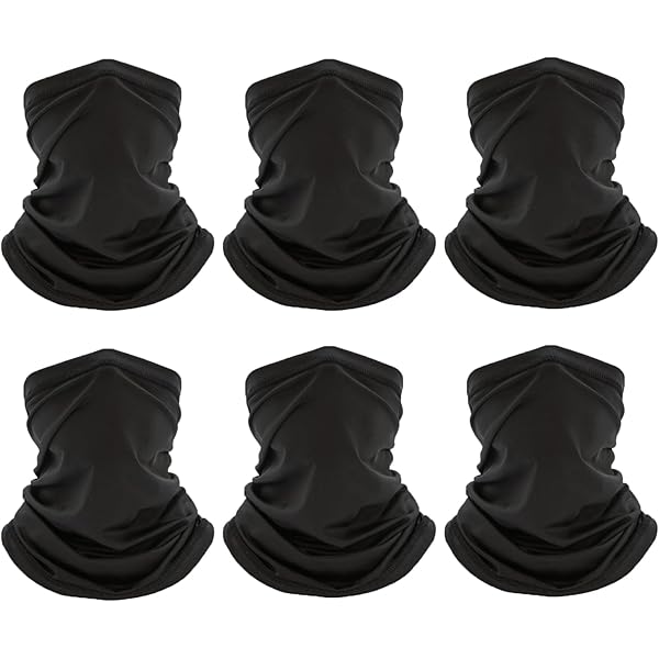 4 Pack Neck Gaiter Breathable Bandana Mask for Outdoor Protection