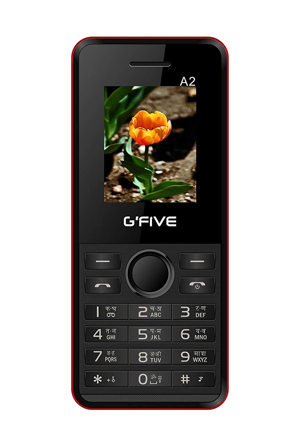 G'Five A2 Dual Sim, Black Red