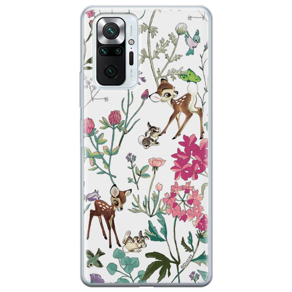 ERT GROUP mobile phone case for Xiaomi REDMI NOTE 10 PRO original and officially Licensed Disney pattern Bambi & Friends 001 optimally adapted to the shape of the mobile phone, case made of TPU