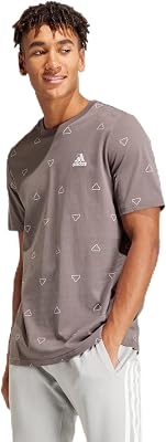 Hombre Seasonal Essentials Monogram Graphic tee, Charcoal, M