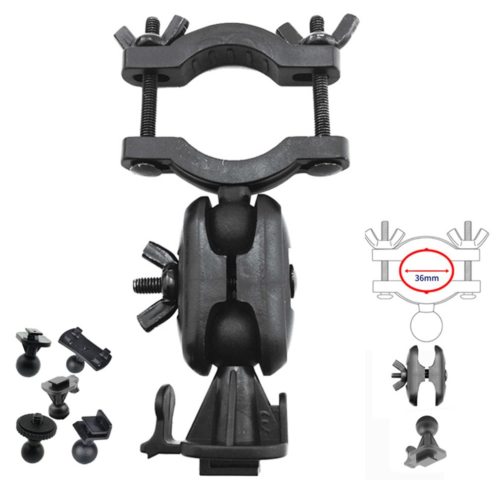 Car Rearview Mirror Camera Mount Holder Bicycle Handlebar Dash Cam Mount Holder for Car DVR Camera GPS