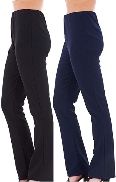 bootcut work trousers