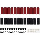 Yoursme Rear Window Louvers Replacement Hardware Kits Installation Accessories Double Sided Mounting Tape 3M for Ford Mustang Dodge Challenger and Camaro