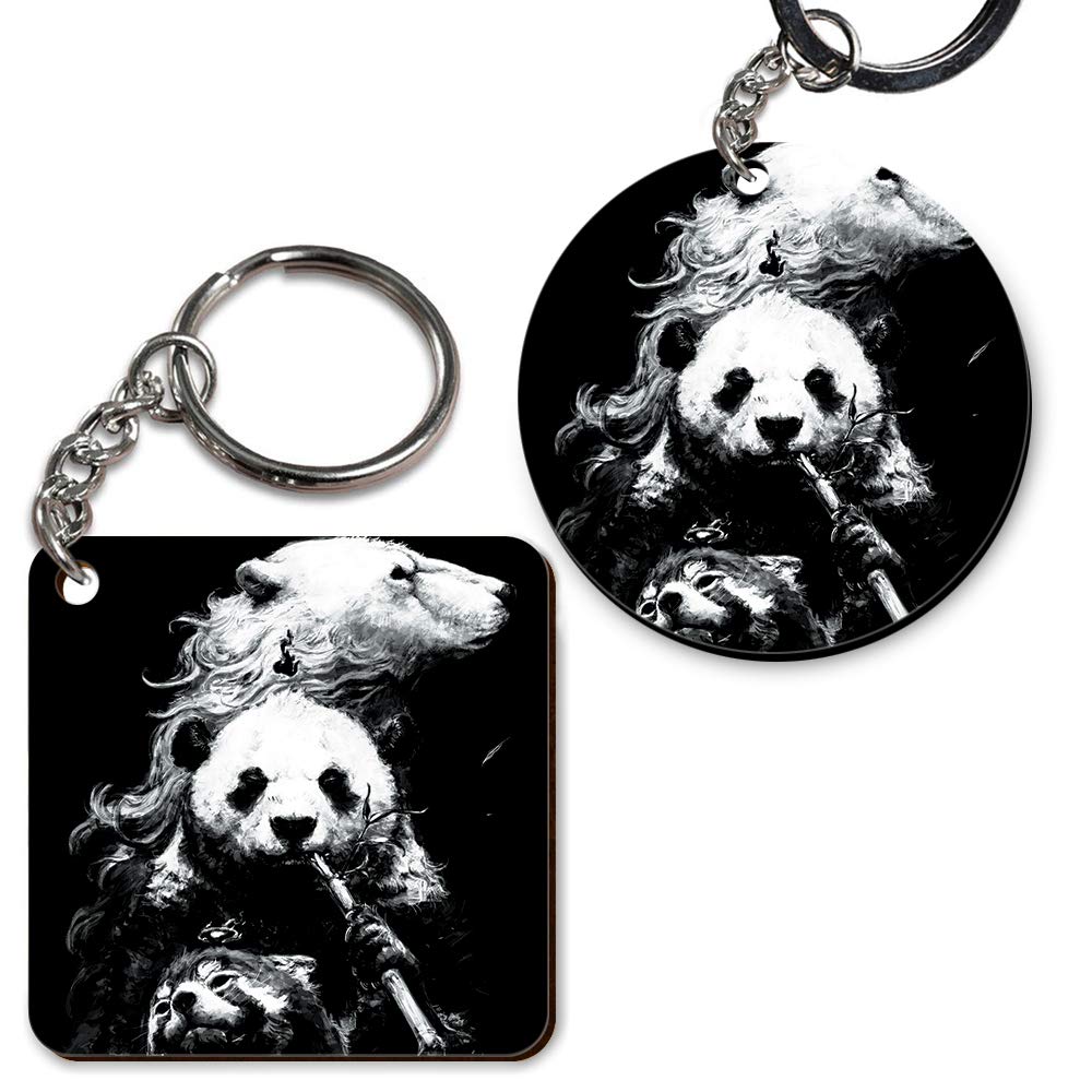 combo panda keychain