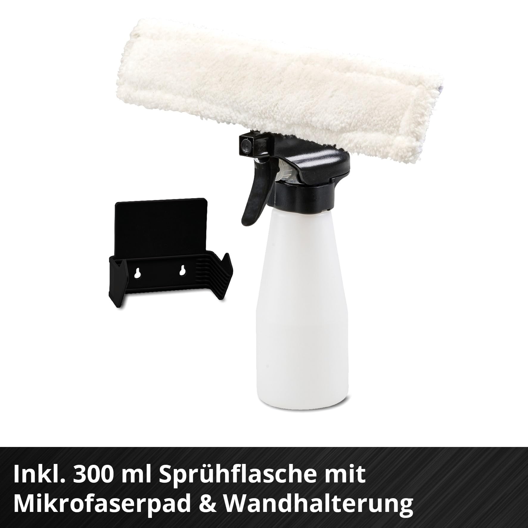 Einhell Akku-Fensterreiniger BRILLIANTO Power X-Change (18 V, 28 cm Lange Saugdüse, streifenfreie Reinigung, inkl. Sprühflasche mit Mikrofasertuch, ohne Akku) 7