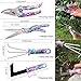 Vanshi Garden Tools Set, 10 Piece Gardening Tools with Purple Flower Print, Gardening Kit Includes Ergonomic Trowel Rake Weeder Pruner Shears Sprayer with Carrying Case, Gardening Gifts Set for Womenthumb 2