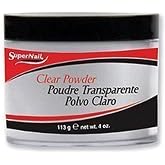 Supernail Nail Powder, Clear, 4 Ounce