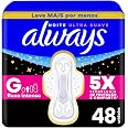 Always Noturno Suave, Absorvente Tamanho G, 48 Unidades | Amazon.com.br