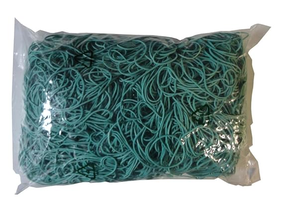 1kg Gummibänder Gummiringe grün Breite=1mm Ø=50mm
