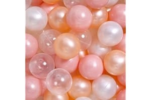 GOGOSO Ball Pit Balls for Toddles Kids Plastic Ballpits Accessories Crush Proof Durable Fun Shape Play Baby Bath Toys 50 100 200 500 1000