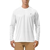 Roadbox Mens UPF 50+ UV Sun Protection Shirts Outdoor Long Sleeve SPF Rash Guard for Fishing Hiking Swimming Running