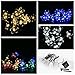 Sakura Solar String Lights, WEKSI Waterproof 4.8m 20 LED Multi-Color Fairy Christmas Lights Decorative Lighting for Indoor, Home, Garden, Patio, Lawn, Party and Holiday Decorations (colorful)