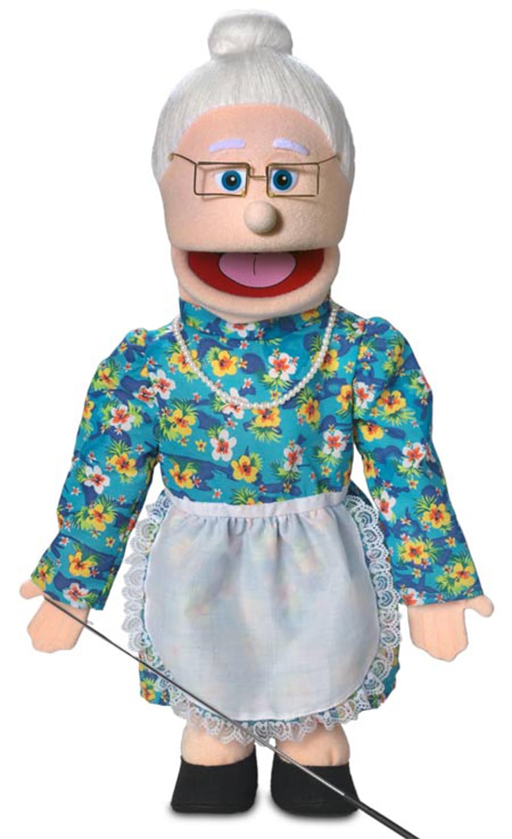 Granny, Peach Grandmother, Full Body, Ventriloquist Style Puppet, 65cm