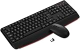 Cimetech JQ725 Wireless Keyboard and Mouse 2.4G UK Layout Black view 8