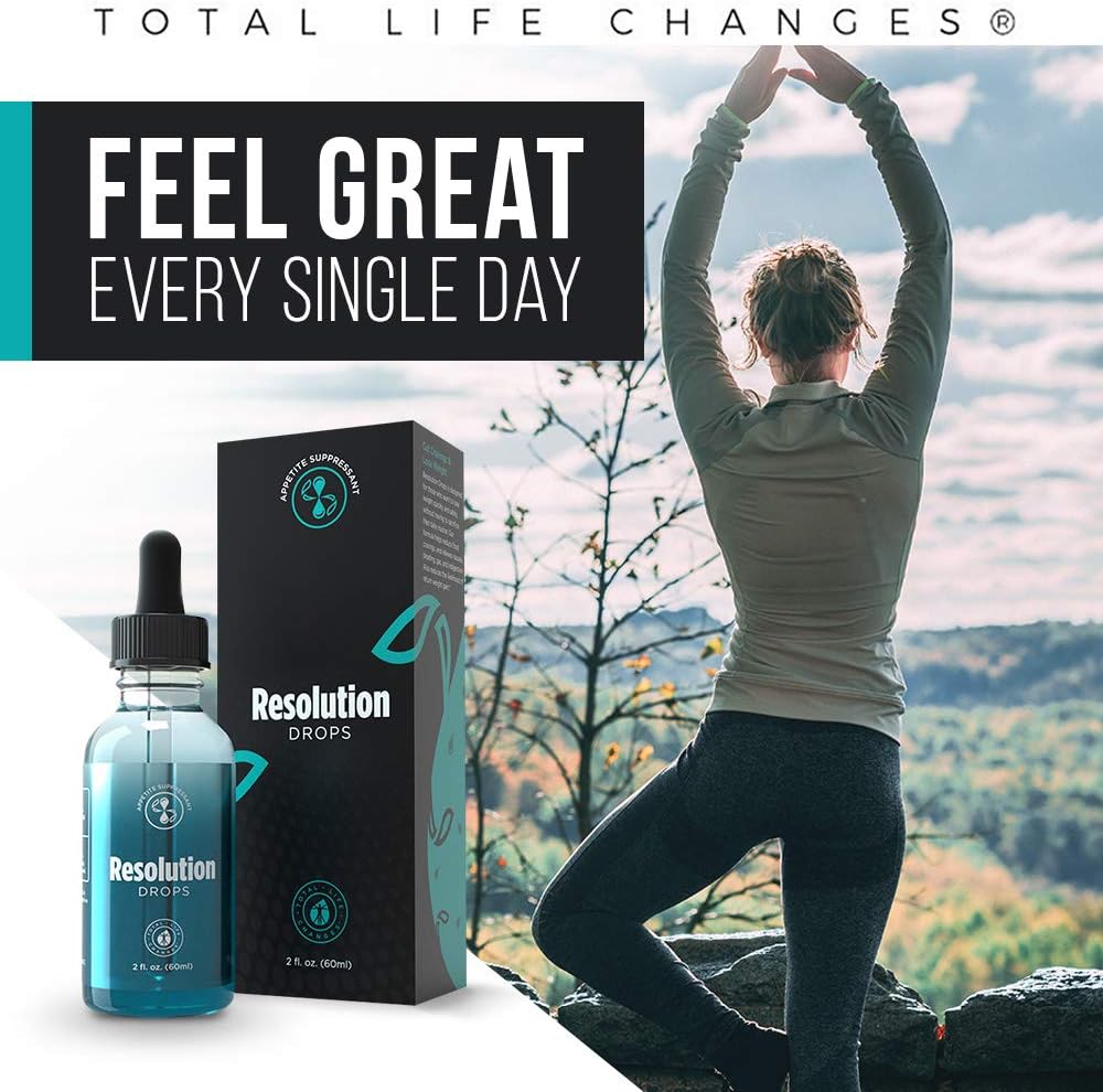 TLC Resolution Drops for Weight Loss: Effective Appetite Suppressant | 2 Fl Oz | 60ml: Health & Personal Care