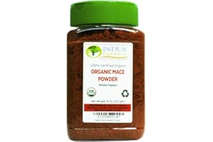 Indus Organics Mace Powder, 8 Oz Jar, Premium Grade, High Purity, Freshly Packed