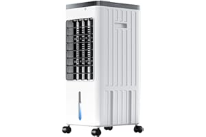 Portable Air Conditioner, 3 in 1 Evaporative Air Cooler with 2 Gal Water Tank & 3 Speed, Fast Cooling Windowless Air Conditio