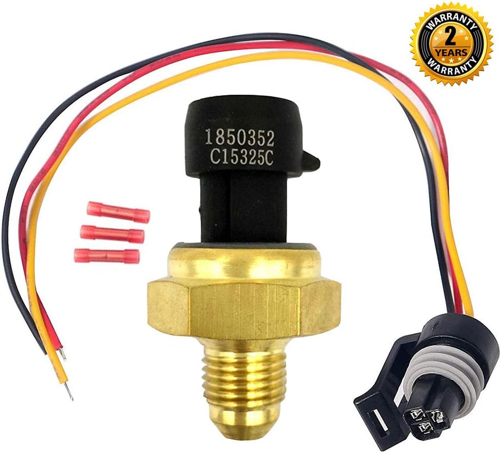 wellvo 6.0 Powerstroke EBP Exhaust Back Pressure Sensor for Ford 6.0L