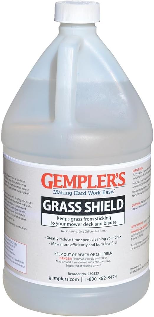 Gempler's Grass Shield Silicone Mower Deck Coating to Keep