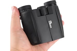 KKIKK 12x25 Binoculars for Adults and Kids High Powered, Mini Compact and Lightweight Large View Binocular for Bird Watching, Hunting, Theater, Concerts and Outdoor Sport Games