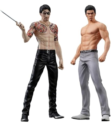 Amazon.com: MABAIUDE Kazuma Kiryu Figure Statue - 1/7 Scale Anime
