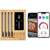 MEATER Block: WiFi Smart Wireless Meat Thermometer | 4 Probes, Long Range | Perfect for BBQ, Oven, Grill, Kitchen, Smoker, Ai