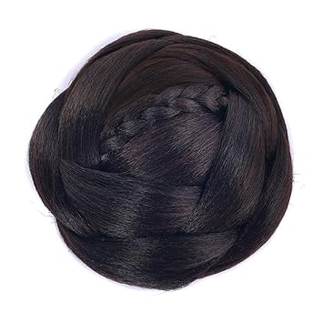 Amazon Com Usix Braided Hair Bun Multi Color Hairpiece Elegant