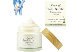 FYeang® Joints and Bones Soothing Cream, Non-Greasy Mineral Formula, Improves Blood Circulation, for Feet, Muscles of Wrists,