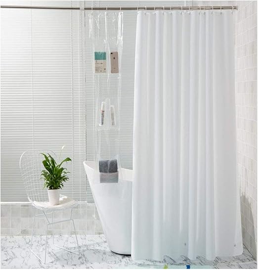 Amazon Com Bsrozki Shower Curtain Liner Organizer Holder For Cell