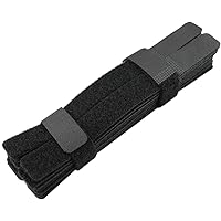 Cable Ties 50pcs Cable Management Reusable Fastening Cable Ties Cable Straps Cable Organizer Wire Organizer Cord Organizer 7 Inch (Black)